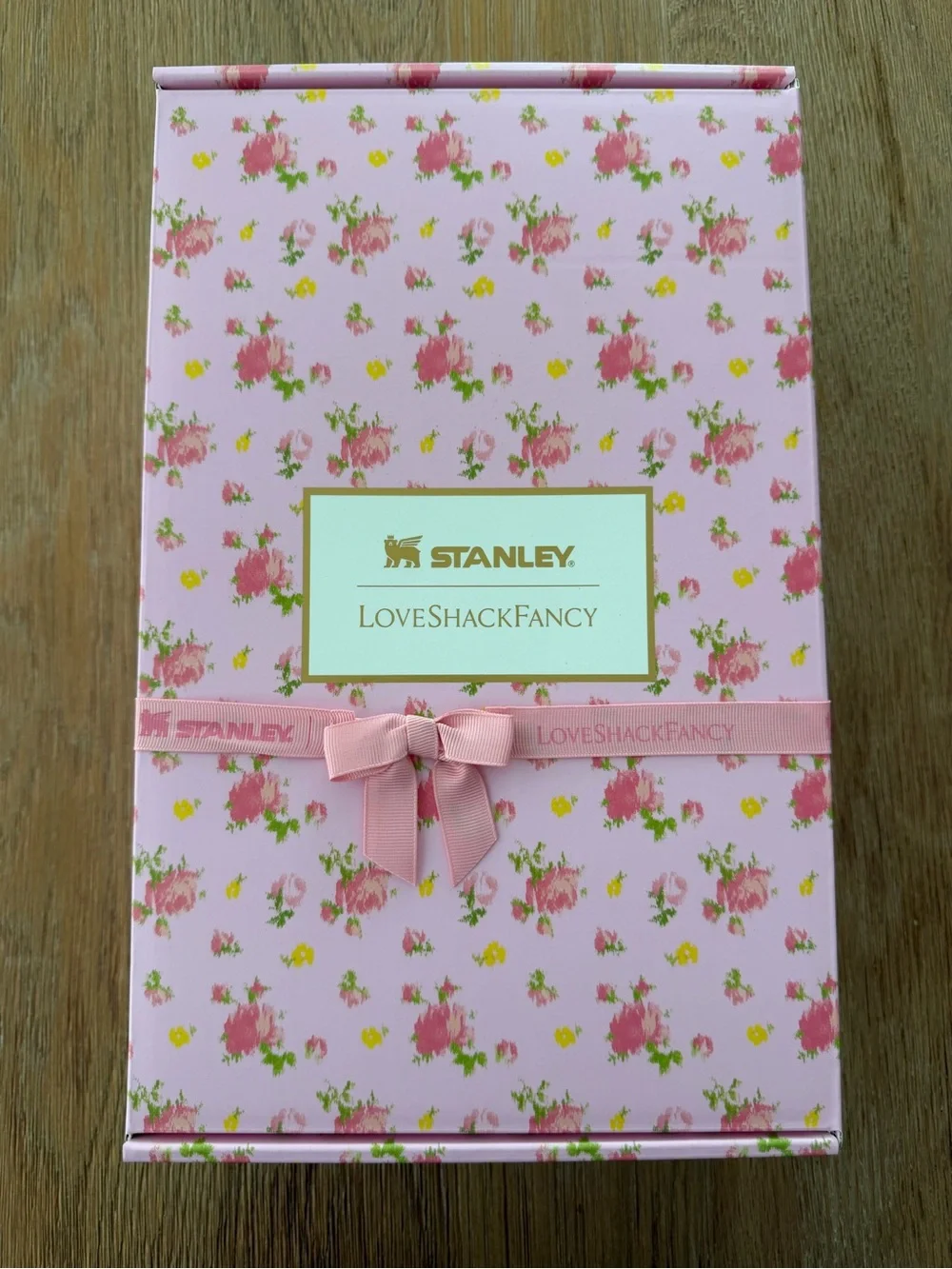 NIB LoveShackFancy x Stanley Ibiza Sunset 30oz Quencher H2.O Tumbler in Gift Box